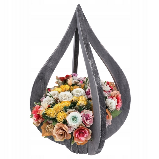 Elegantná dekoratívna drevená soška 55 cm, ideálna na sezónne dekorácie